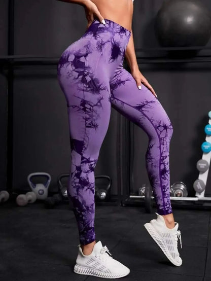 seamless-high-waist-leggings-fur-damen-tie-dye-figur-formend-elastisch-fur-fitness-yoga-and-laufen-yoga-leggings-jlr-design-8 - JLR Design