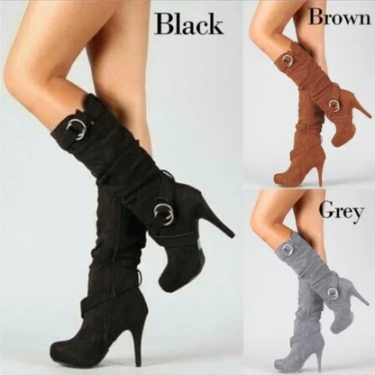 sexy-overknee-stiefel-mit-plateau-and-high-heel-retro-damen-winterstiefel-aus-baumwollstoff-stiefel-jlr-design-2 - JLR Design