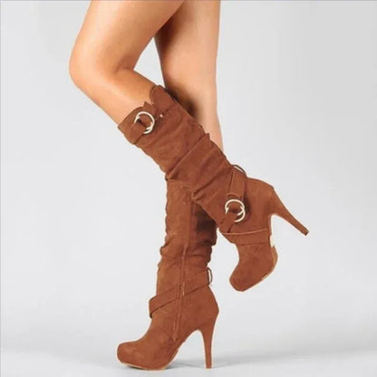 sexy-overknee-stiefel-mit-plateau-and-high-heel-retro-damen-winterstiefel-aus-baumwollstoff-stiefel-jlr-design-5 - JLR Design