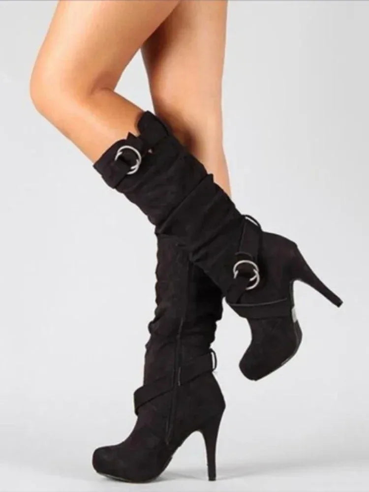sexy-overknee-stiefel-mit-plateau-and-high-heel-retro-damen-winterstiefel-aus-baumwollstoff-stiefel-jlr-design-7 - JLR Design