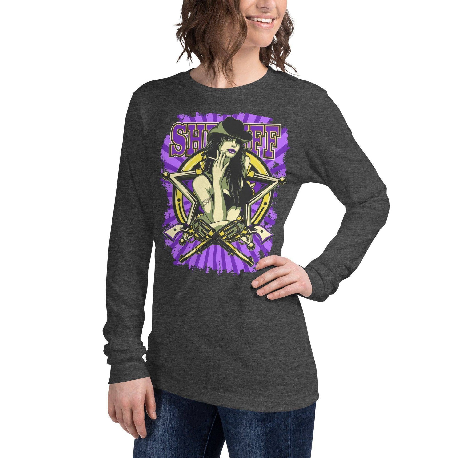sheriff-langarmshirt-langarmshirt-jlr-design-63635 - JLR Design