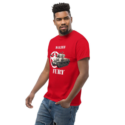 sherman-m4a3e8-fury-panzer-herren-t-shirt-t-shirt-jlr-design-16 - JLR Design