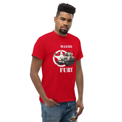 sherman-m4a3e8-fury-panzer-herren-t-shirt-t-shirt-jlr-design-17 - JLR Design