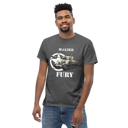 sherman-m4a3e8-fury-panzer-herren-t-shirt-t-shirt-jlr-design-23 - JLR Design