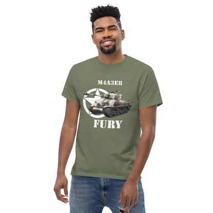 sherman-m4a3e8-fury-panzer-herren-t-shirt-t-shirt-jlr-design-30 - JLR Design