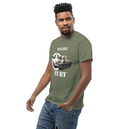 sherman-m4a3e8-fury-panzer-herren-t-shirt-t-shirt-jlr-design-31 - JLR Design