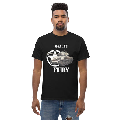 sherman-m4a3e8-fury-panzer-herren-t-shirt-t-shirt-jlr-design-6 - JLR Design