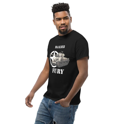 sherman-m4a3e8-fury-panzer-herren-t-shirt-t-shirt-jlr-design-8 - JLR Design