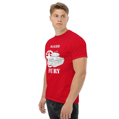 sherman-m4a3e8-fury-sw-herren-t-shirt-t-shirt-jlr-design-12 - JLR Design