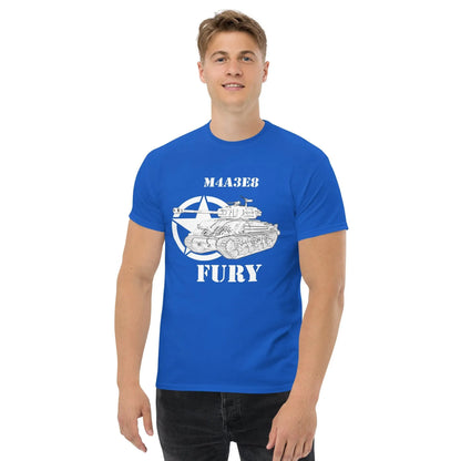 sherman-m4a3e8-fury-sw-herren-t-shirt-t-shirt-jlr-design-14 - JLR Design
