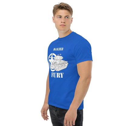 sherman-m4a3e8-fury-sw-herren-t-shirt-t-shirt-jlr-design-15 - JLR Design
