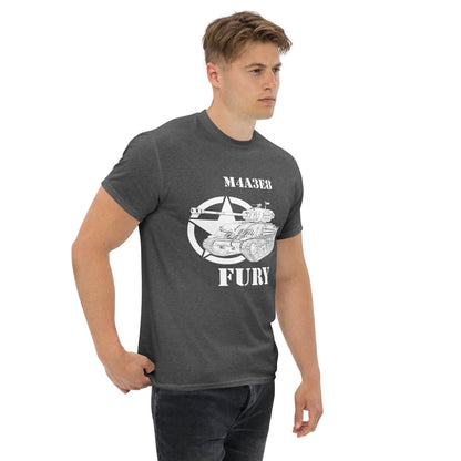 sherman-m4a3e8-fury-sw-herren-t-shirt-t-shirt-jlr-design-18 - JLR Design