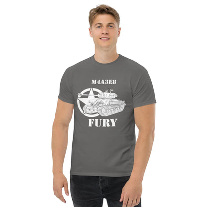 sherman-m4a3e8-fury-sw-herren-t-shirt-t-shirt-jlr-design-19 - JLR Design