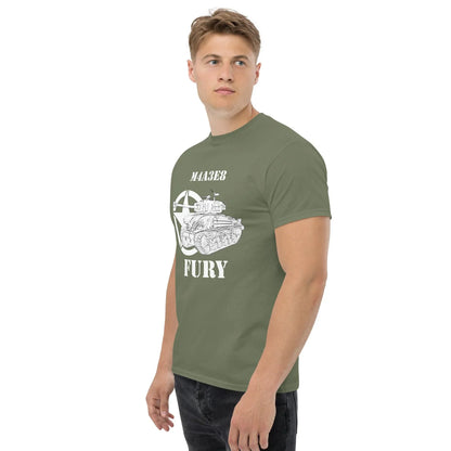 sherman-m4a3e8-fury-sw-herren-t-shirt-t-shirt-jlr-design-23 - JLR Design