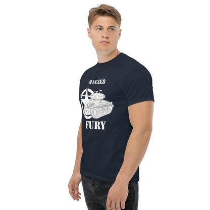 sherman-m4a3e8-fury-sw-herren-t-shirt-t-shirt-jlr-design-9 - JLR Design