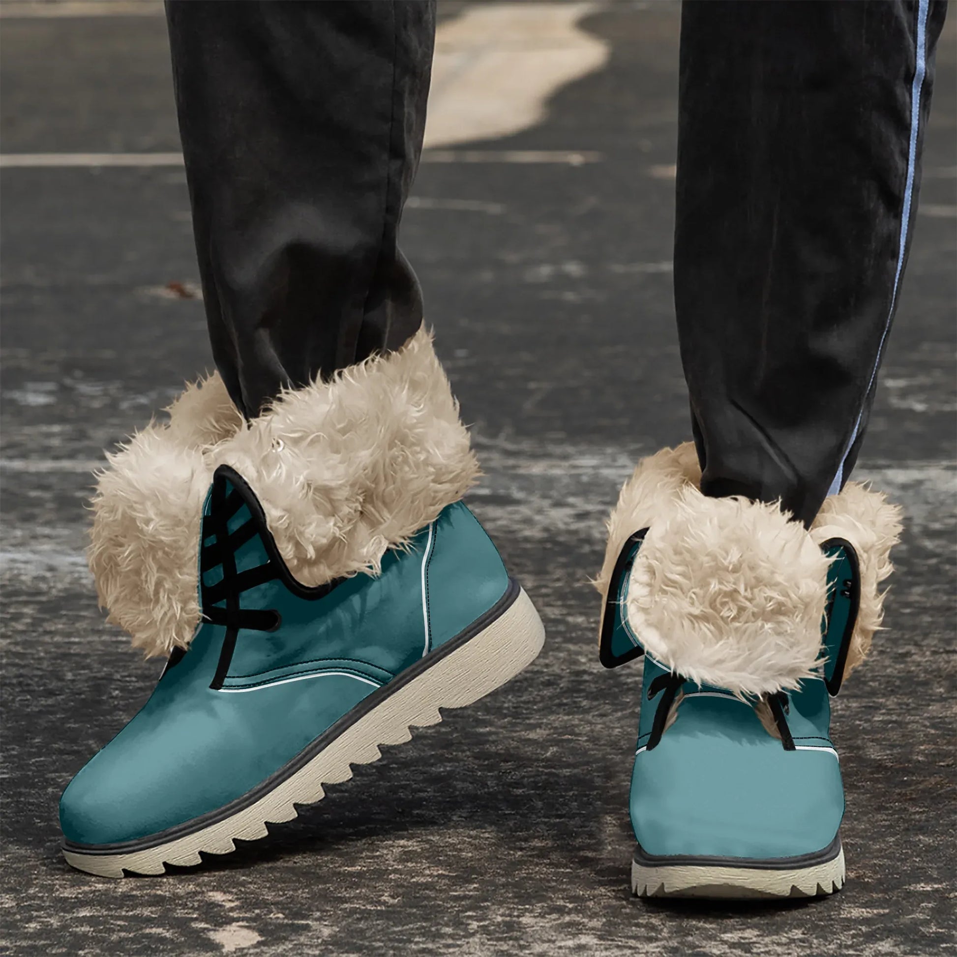 sherpa-blue-chic-boots-mit-pluschfutter-stiefel-jlr-design-3 - JLR Design