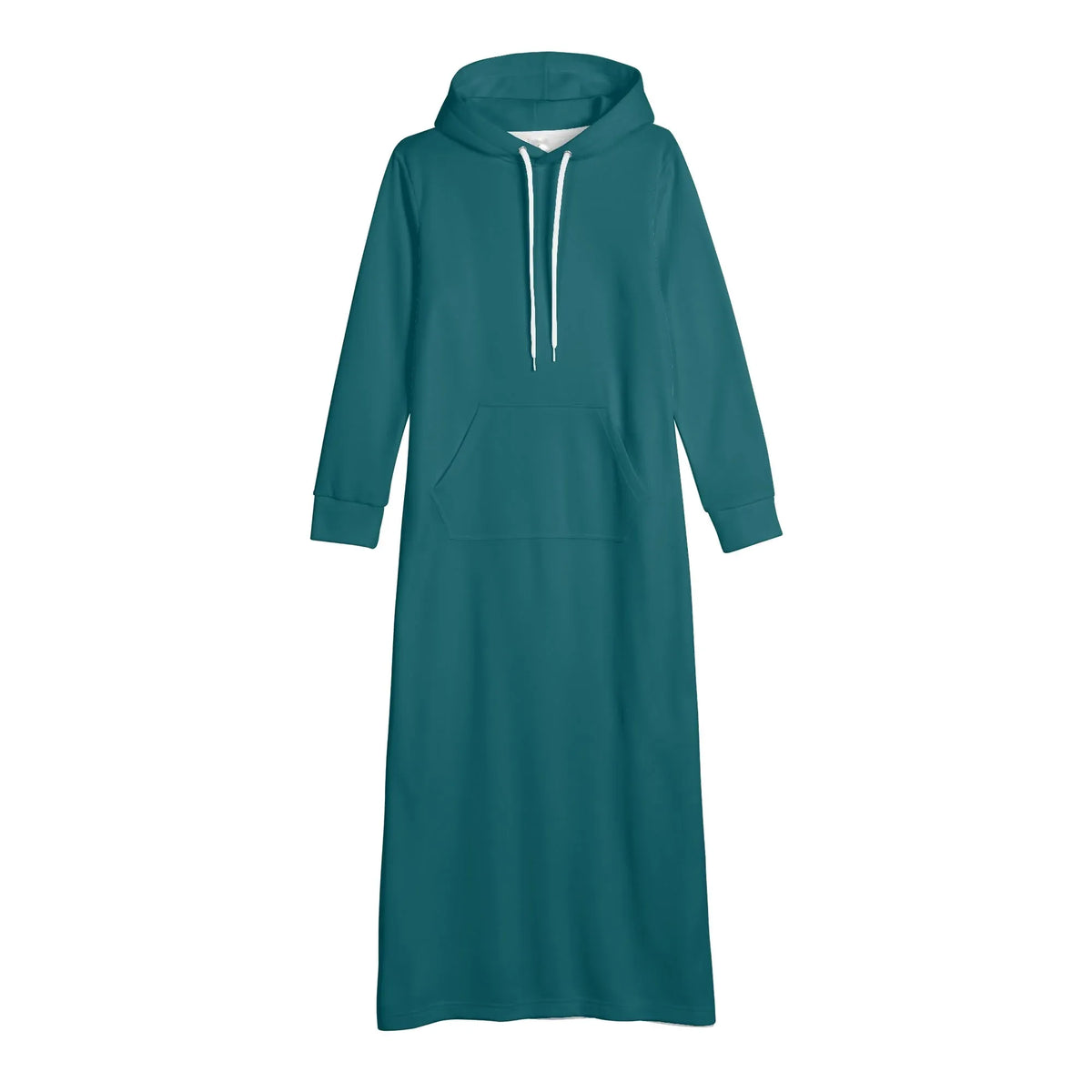 sherpa-blue-damen-maxi-hoodiekleid-knochellanges-kapuzenkleid-aus-weich-angerautem-fleece-hoodiekleid-jlr-design-jlr-design-de-4 - JLR Design