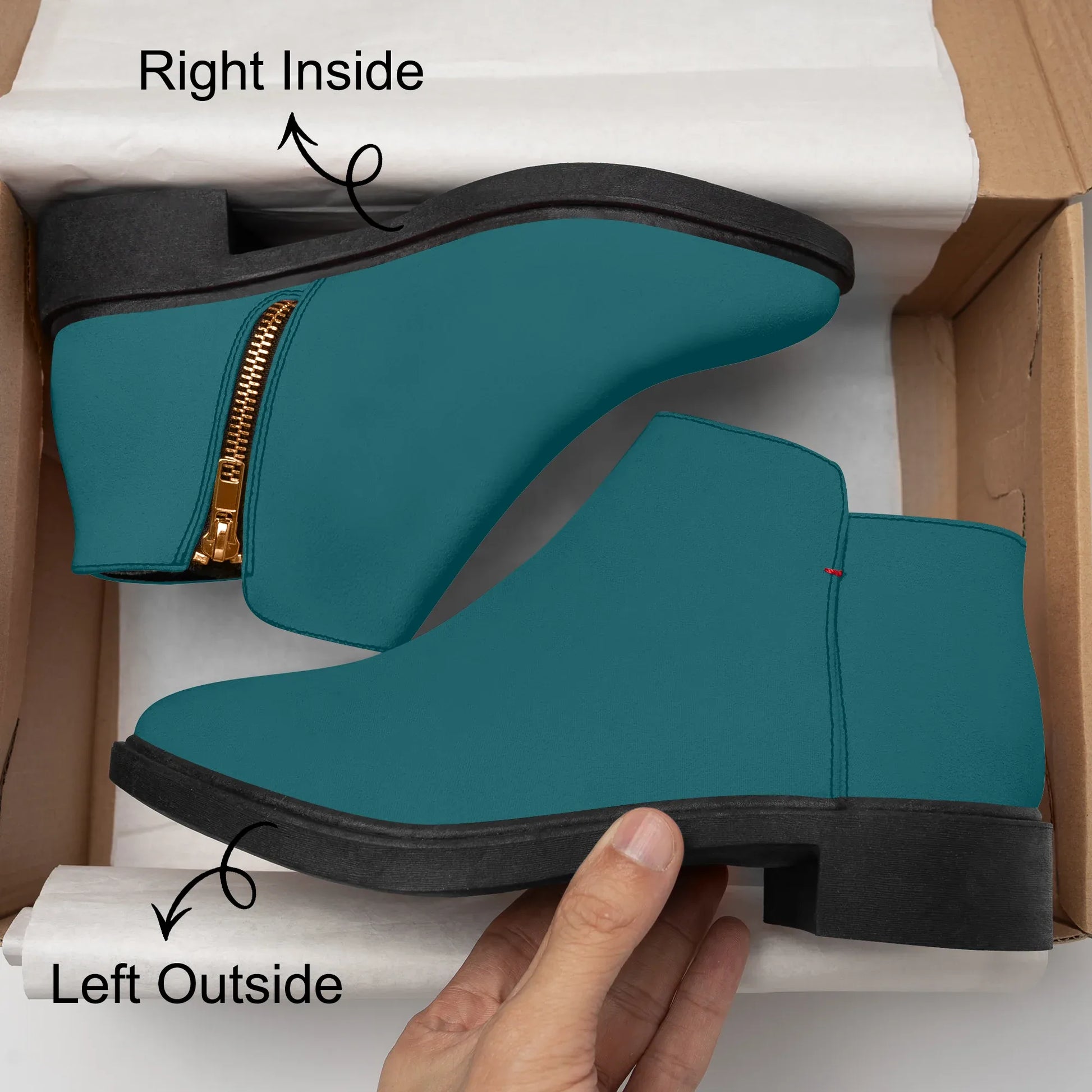 sherpa-blue-elegante-reissverschluss-stiefeletten-stiefeletten-jlr-design-8 - JLR Design