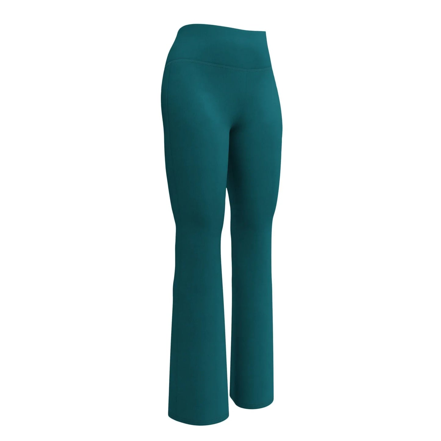 sherpa-blue-high-waist-flare-leggings-flare-leggings-jlr-design-6 - JLR Design