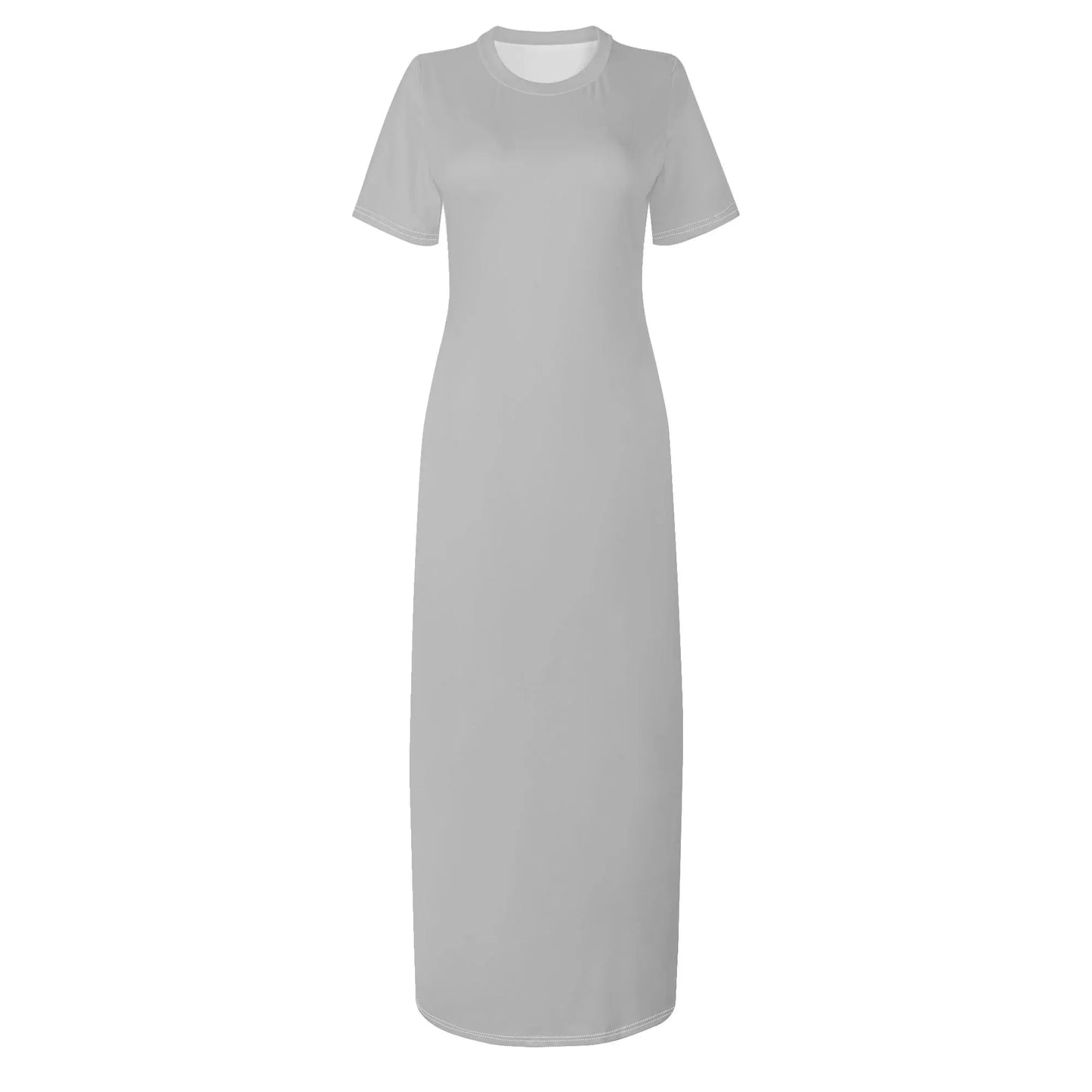 silber-short-sleeve-long-dress-long-dress-jlr-design-3 - JLR Design