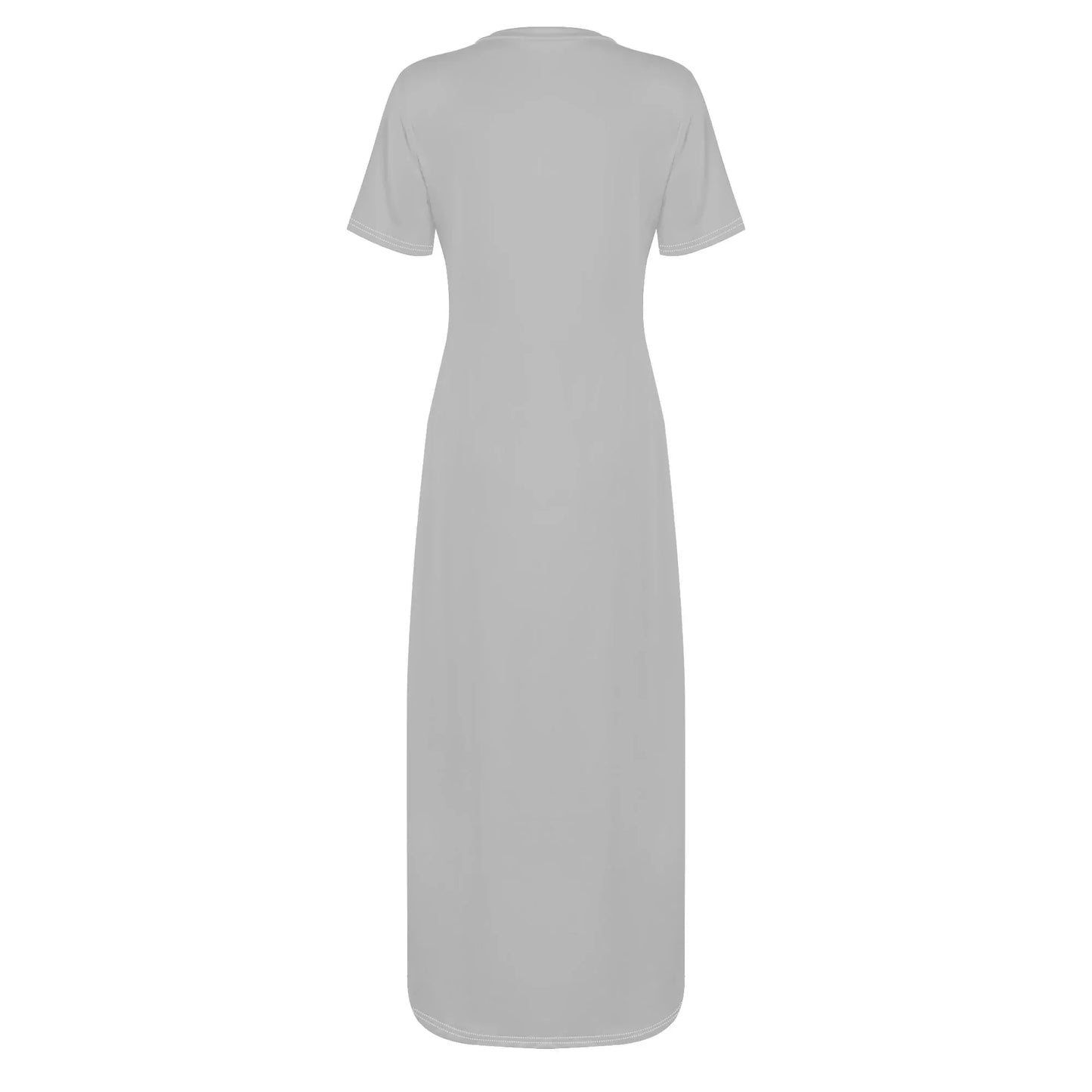 silber-short-sleeve-long-dress-long-dress-jlr-design-4 - JLR Design