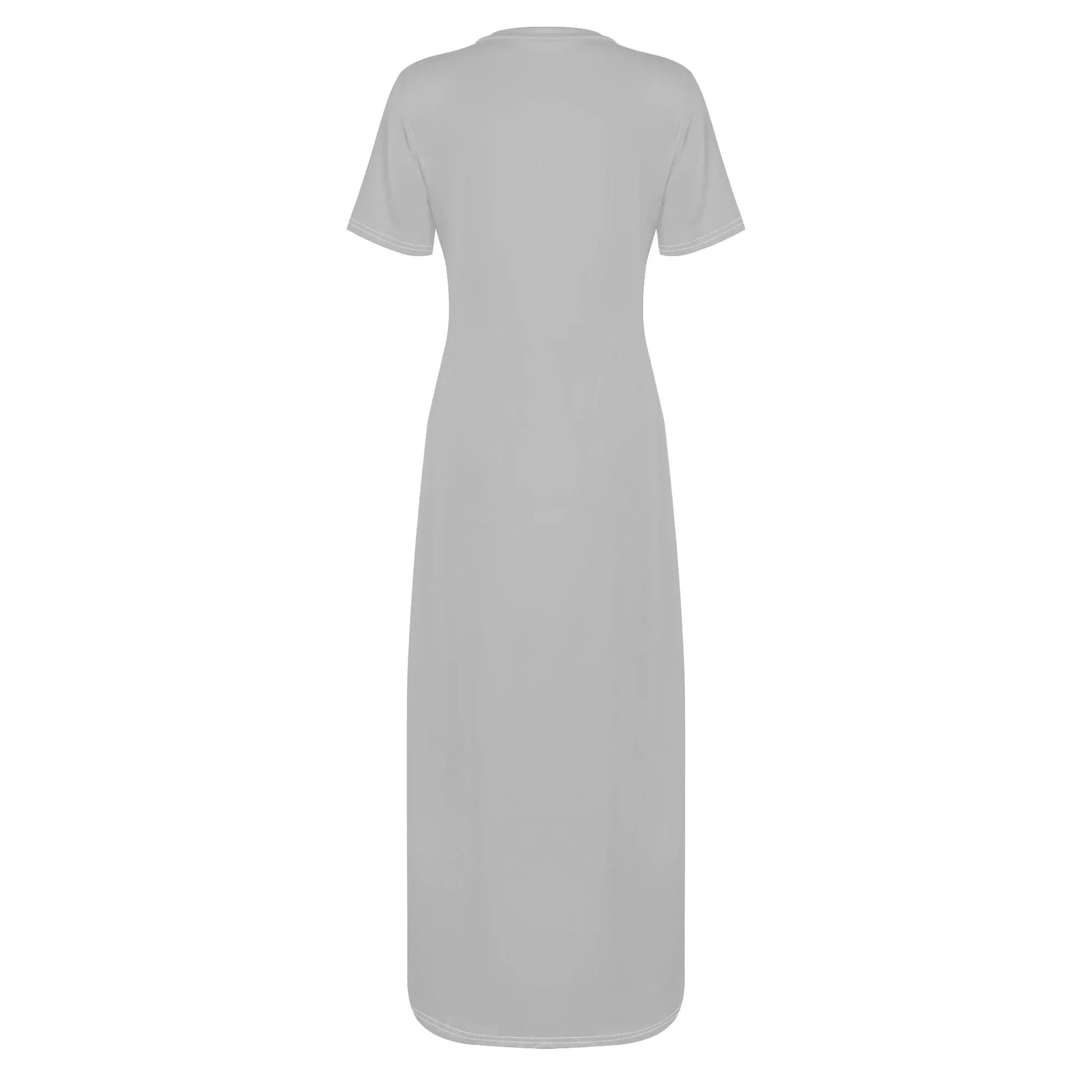 silber-short-sleeve-long-dress-long-dress-jlr-design-4 - JLR Design