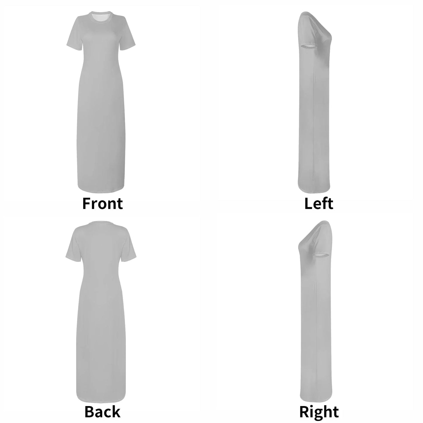 silber-short-sleeve-long-dress-long-dress-jlr-design-7 - JLR Design