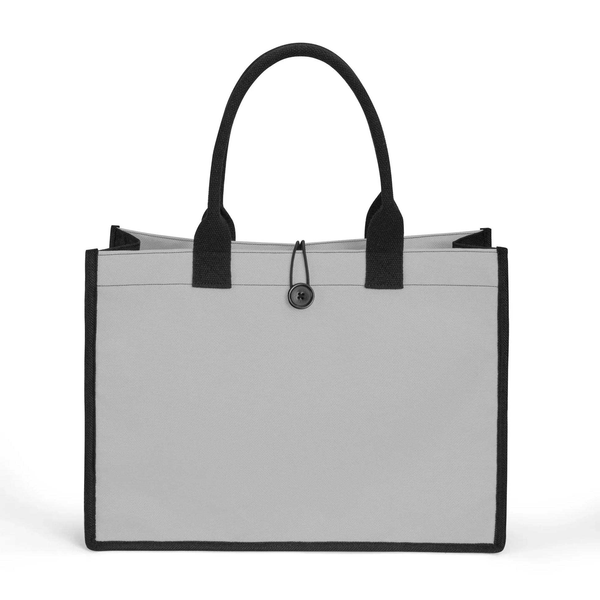 silberne-canvas-shopper-tasche-einkaufstasche-jlr-design-1 - JLR Design