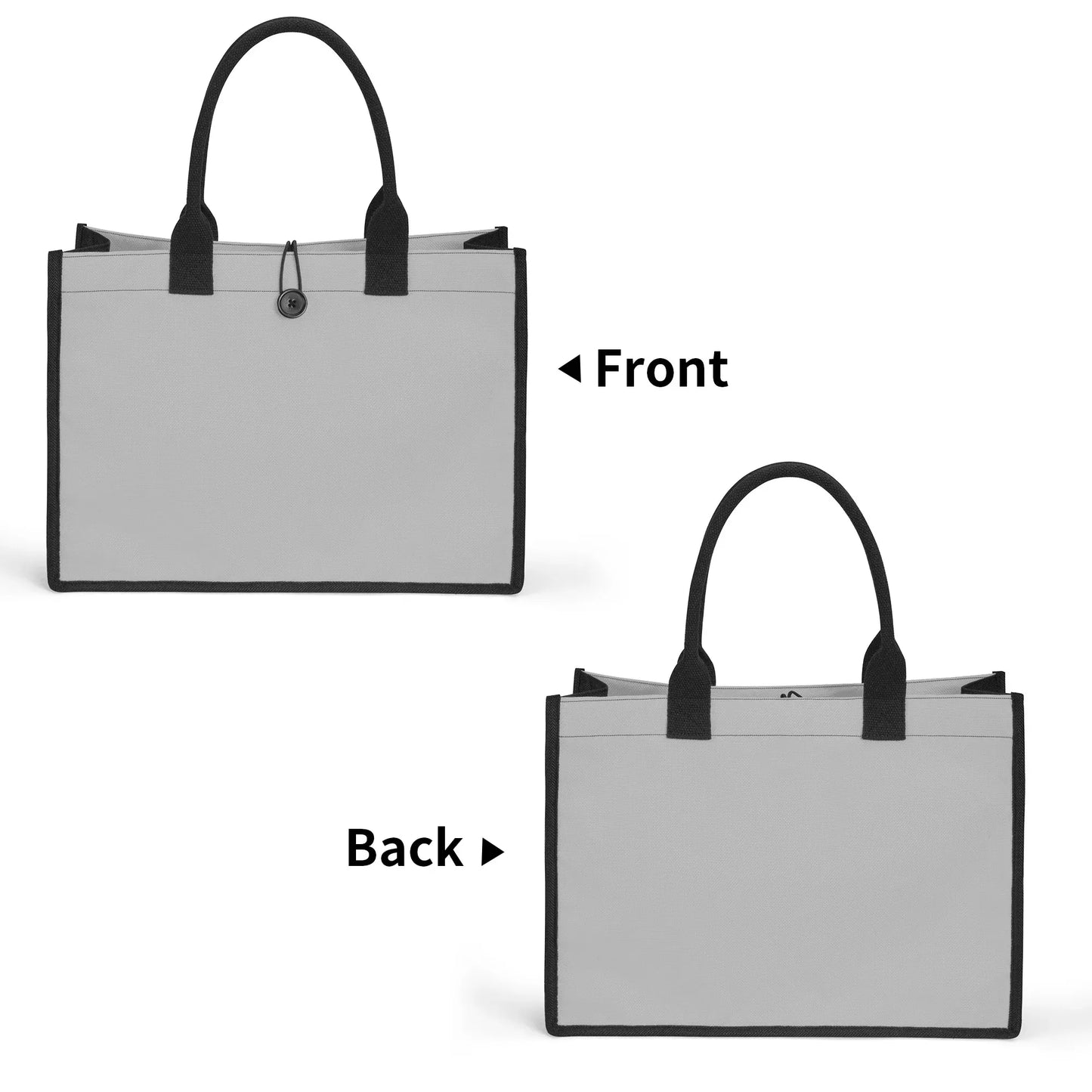 silberne-canvas-shopper-tasche-einkaufstasche-jlr-design-8 - JLR Design