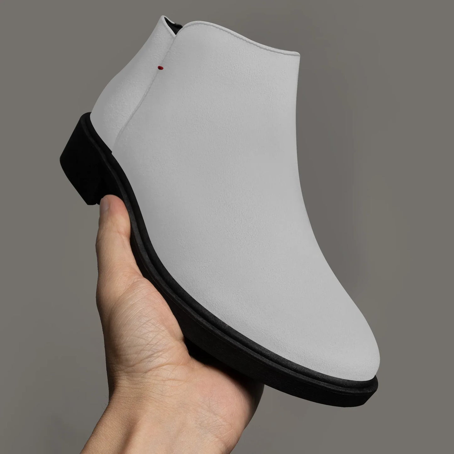 silberne-elegante-reissverschluss-stiefeletten-stiefeletten-jlr-design-3 - JLR Design