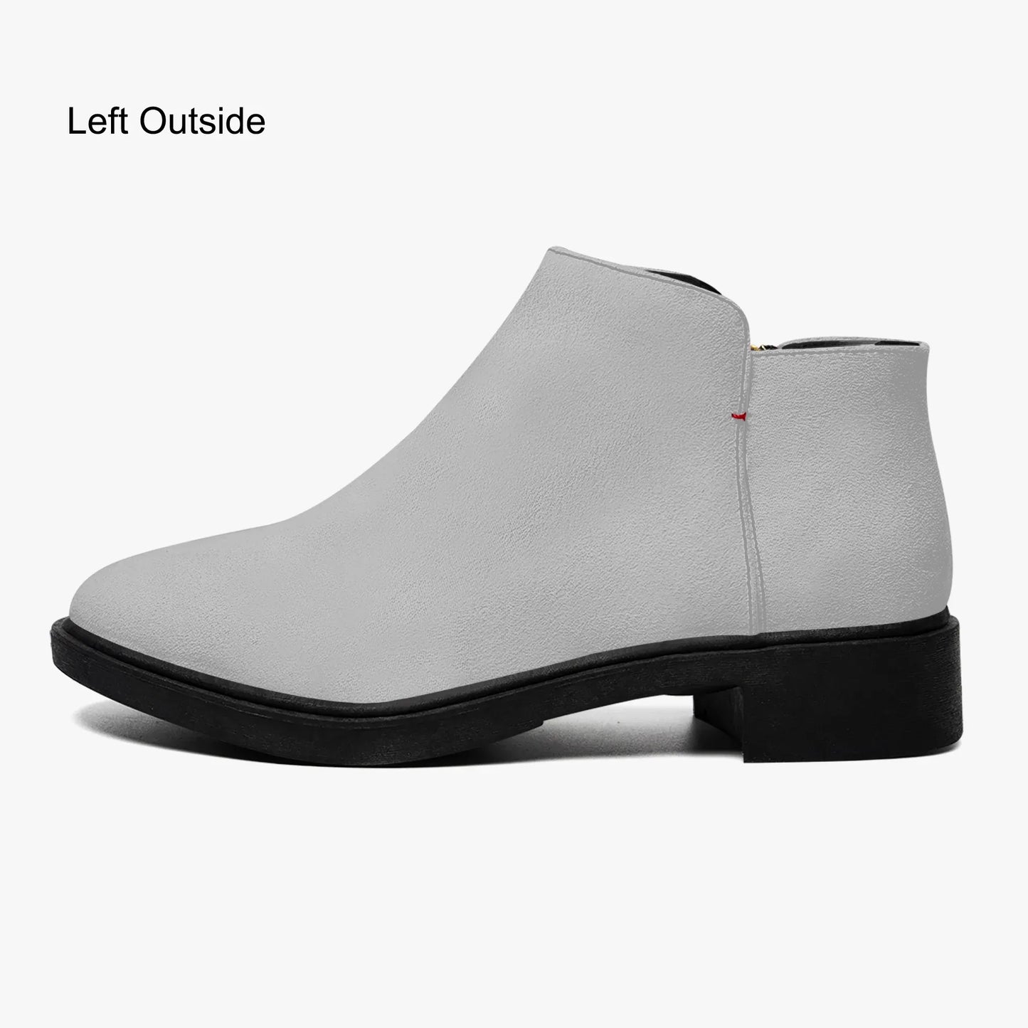 silberne-elegante-reissverschluss-stiefeletten-stiefeletten-jlr-design-5 - JLR Design