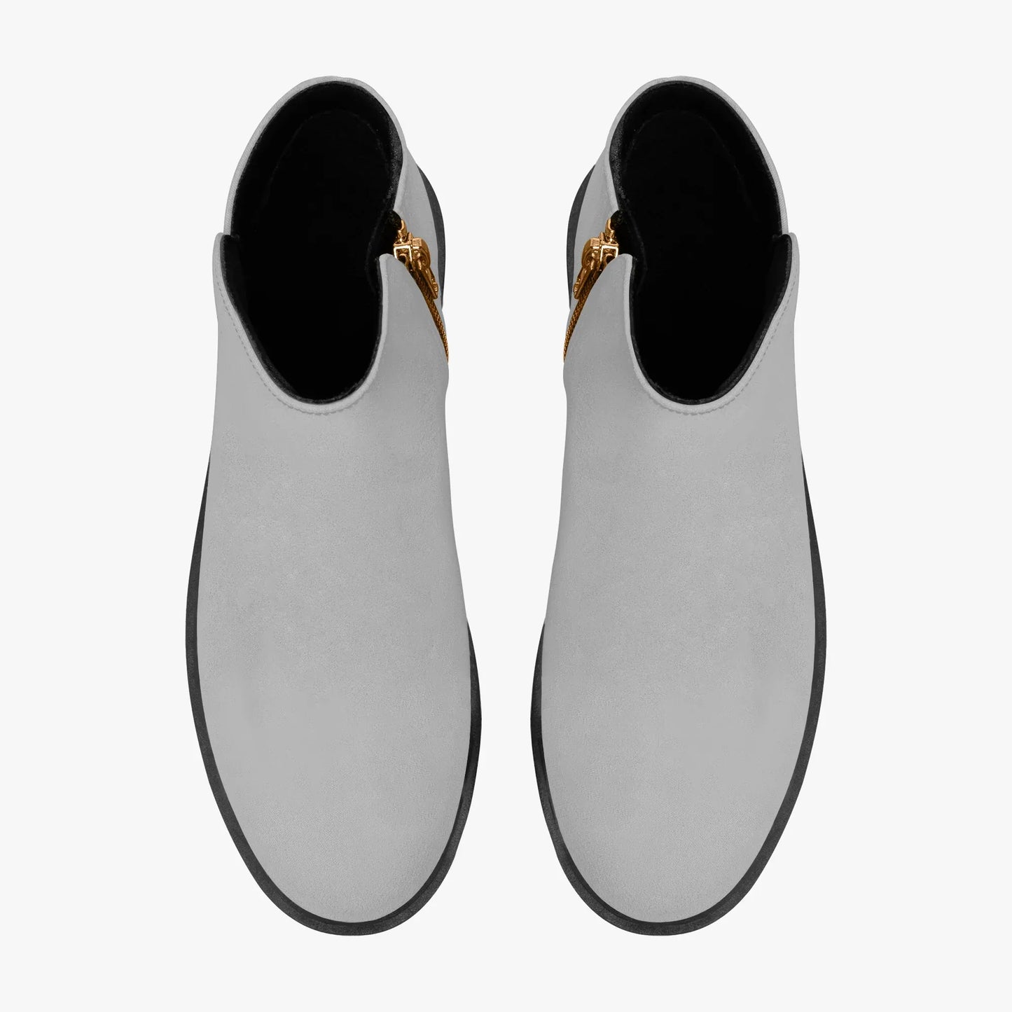 silberne-elegante-reissverschluss-stiefeletten-stiefeletten-jlr-design-7 - JLR Design