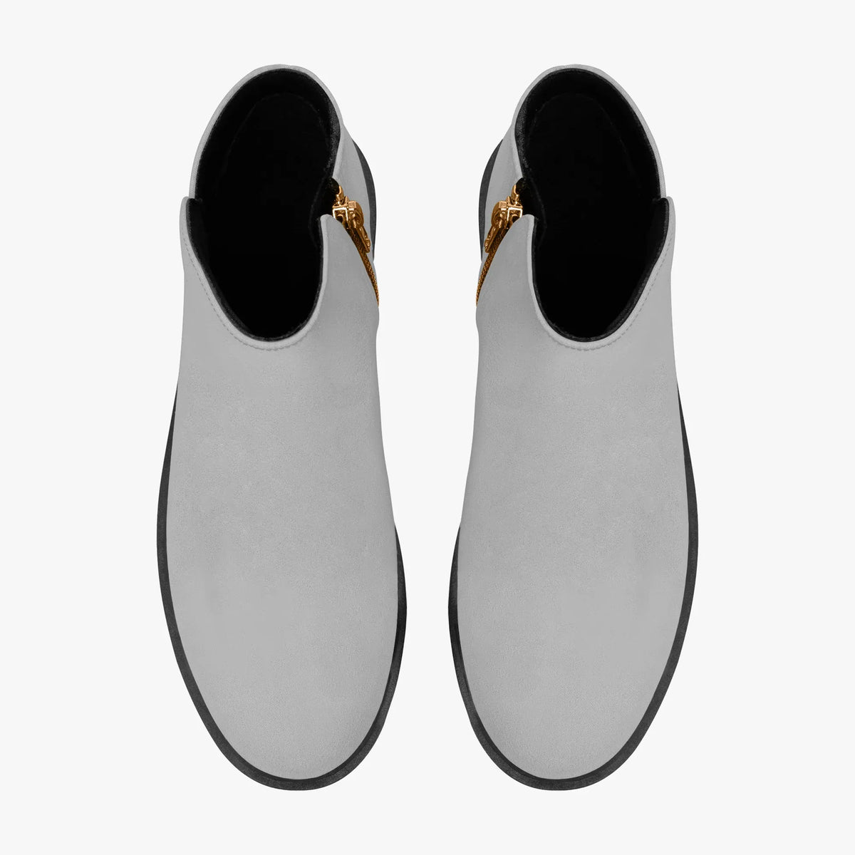 silberne-elegante-reissverschluss-stiefeletten-stiefeletten-jlr-design-jlr-design-de-7 - JLR Design