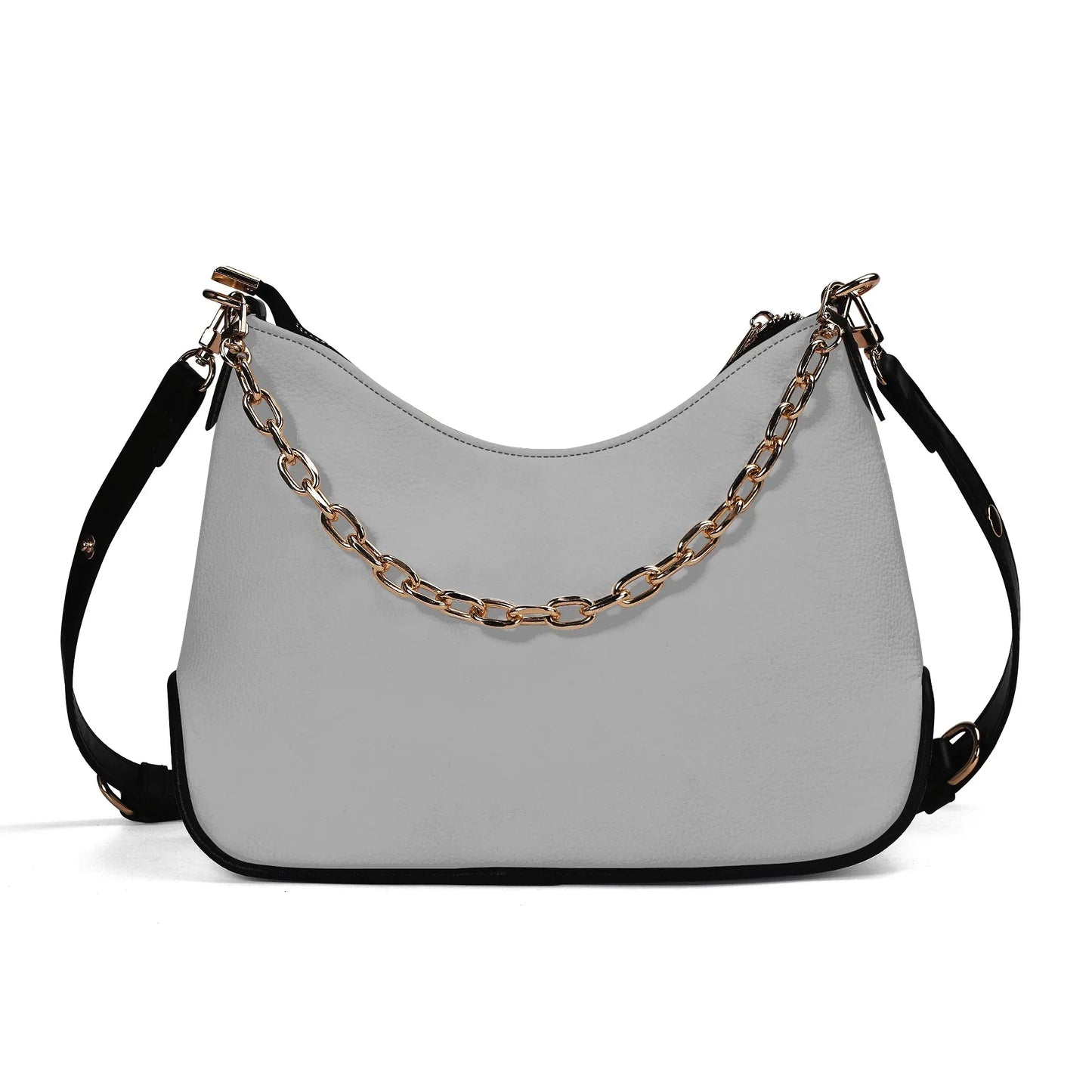 silberne-elegante-umhangetasche-mit-kette-umhangetasche-jlr-design-1 - JLR Design