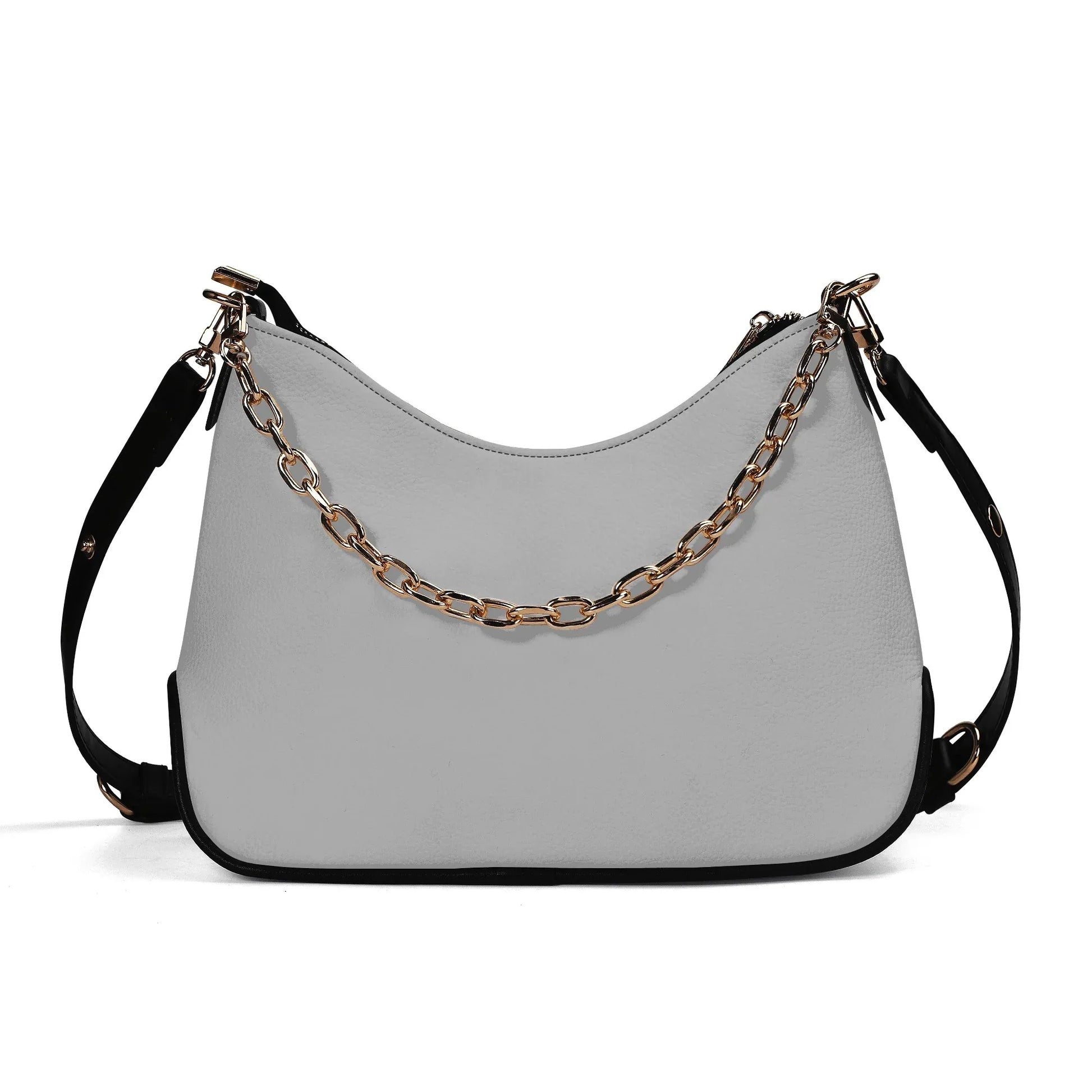 silberne-elegante-umhangetasche-mit-kette-umhangetasche-jlr-design-1 - JLR Design