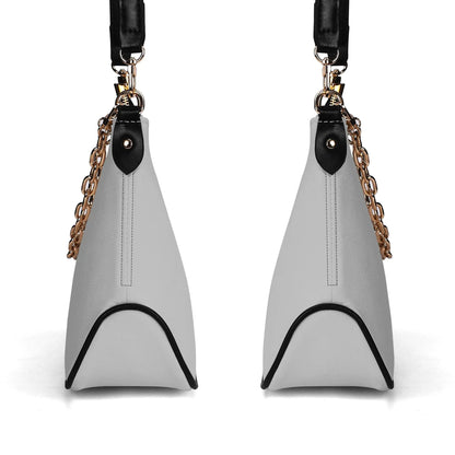 silberne-elegante-umhangetasche-mit-kette-umhangetasche-jlr-design-4 - JLR Design