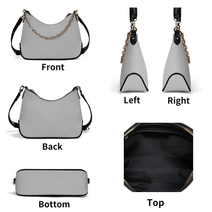silberne-elegante-umhangetasche-mit-kette-umhangetasche-jlr-design-6 - JLR Design