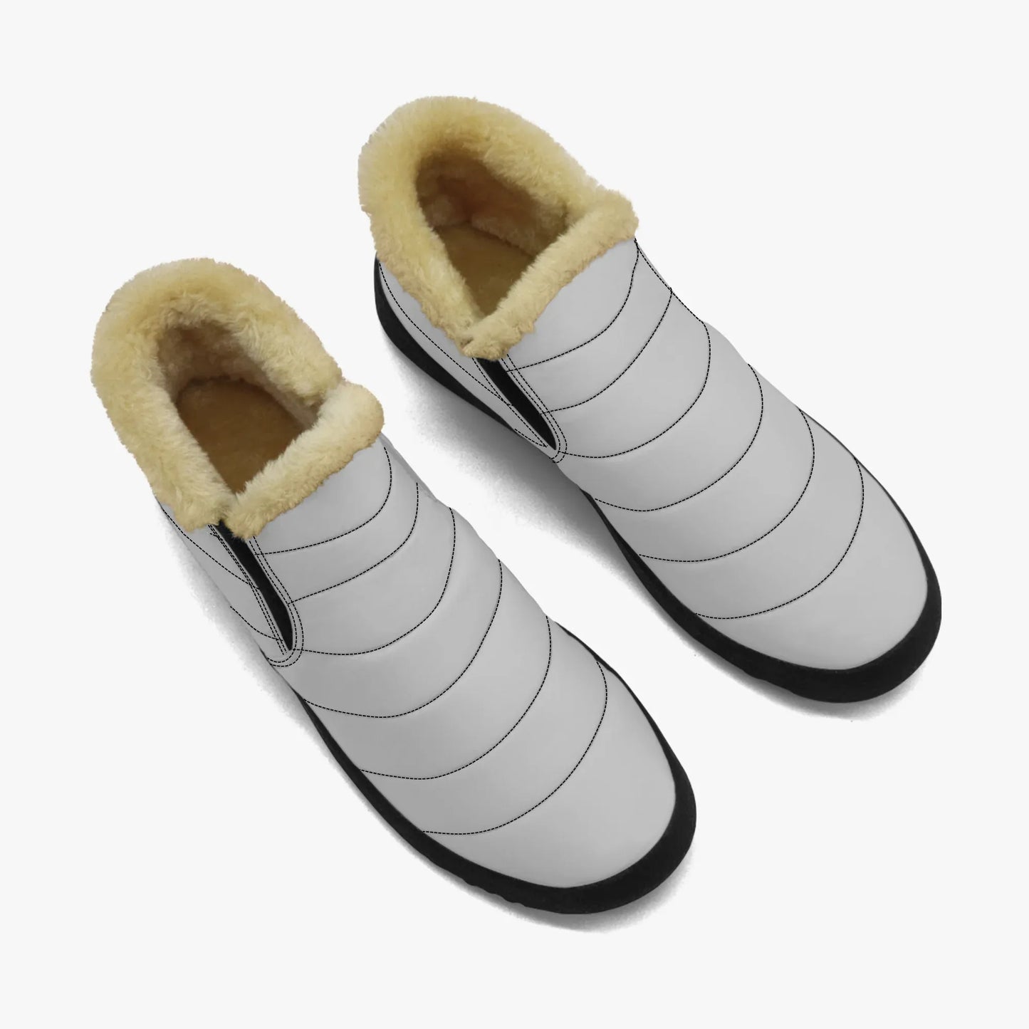 silberne-faux-fur-slipper-slipper-jlr-design-2 - JLR Design