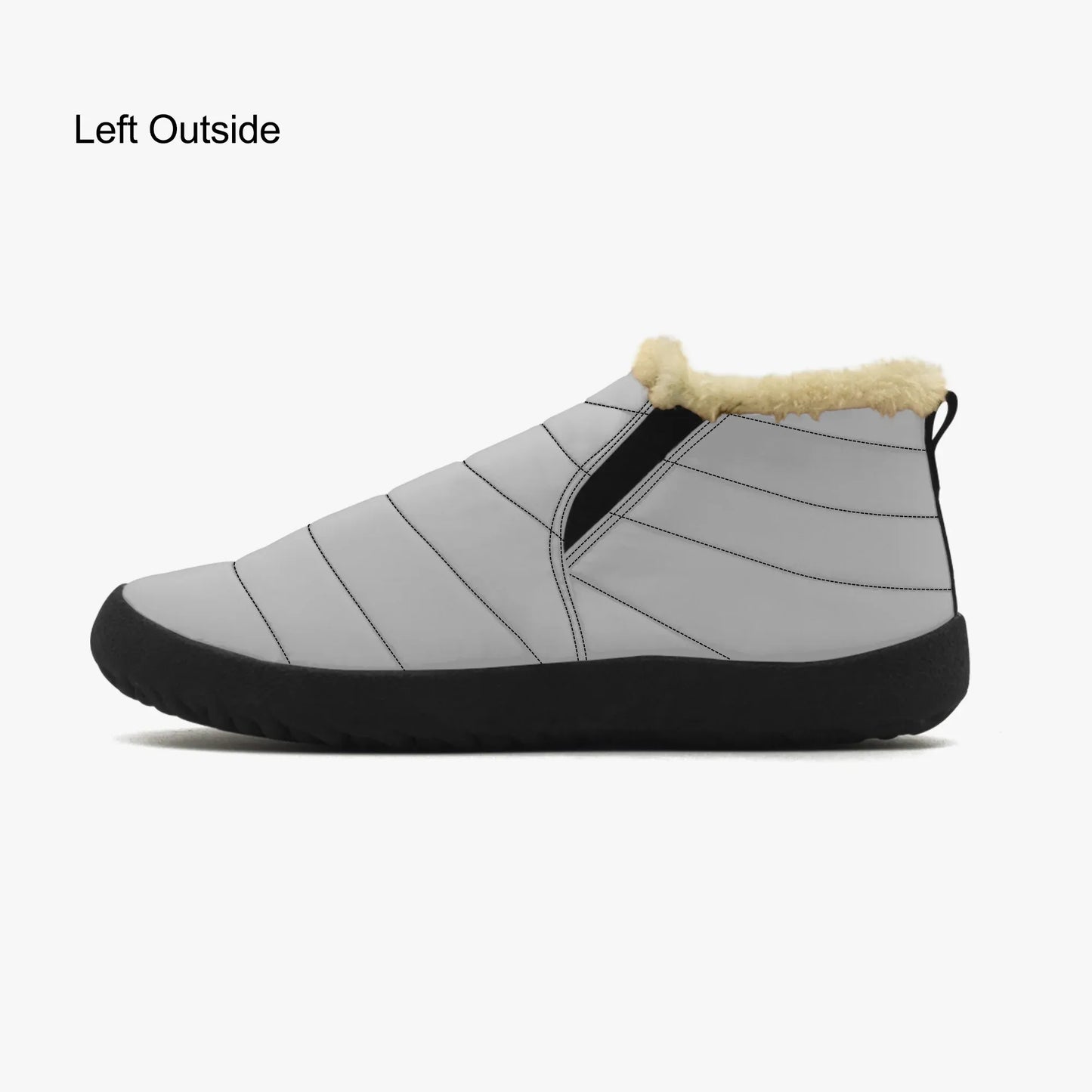 silberne-faux-fur-slipper-slipper-jlr-design-4 - JLR Design