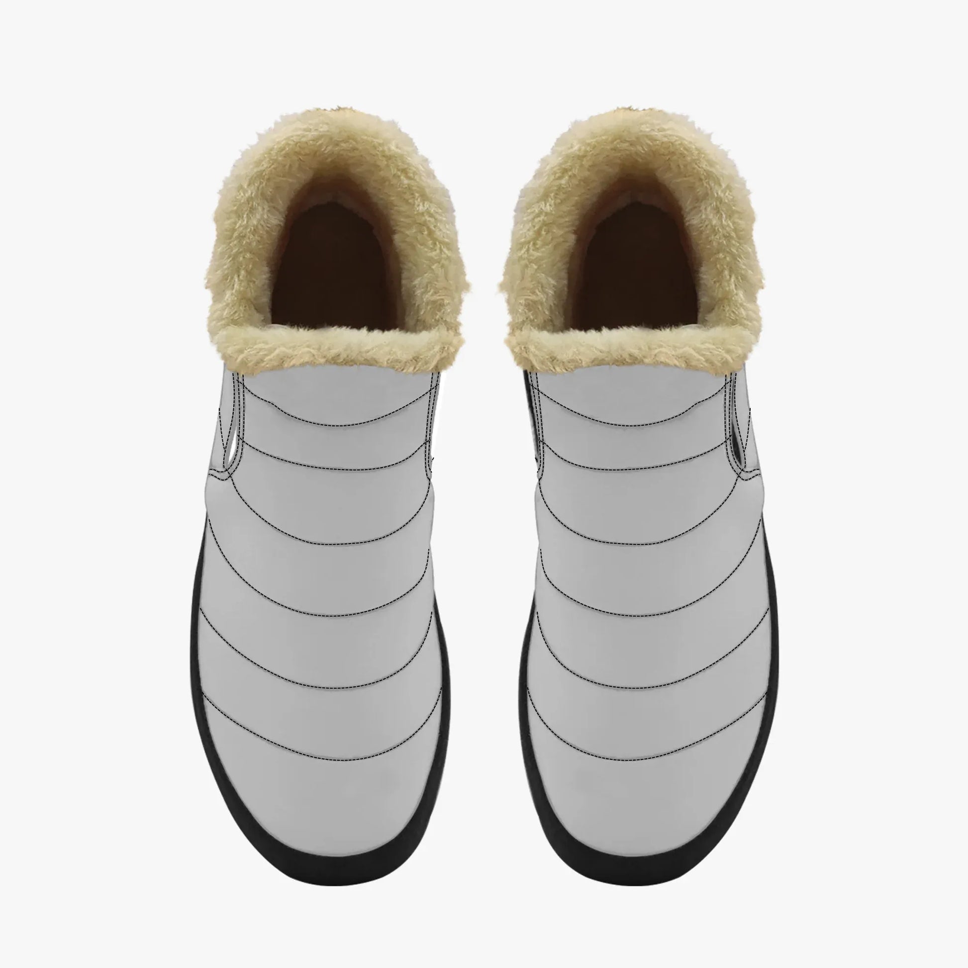 silberne-faux-fur-slipper-slipper-jlr-design-5 - JLR Design