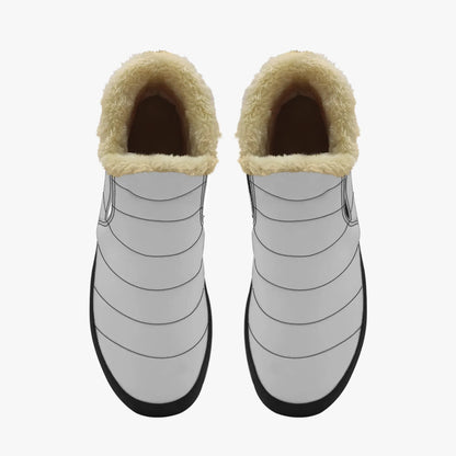 silberne-faux-fur-slipper-slipper-jlr-design-5 - JLR Design