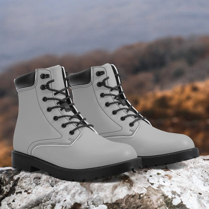 silberne-leder-boots-or-stylische-und-warme-winterstiefel-boots-jlr-design-2 - JLR Design