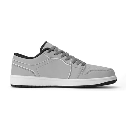 silberne-low-top-leder-sneaker-fur-damen-sneaker-jlr-design-10 - JLR Design