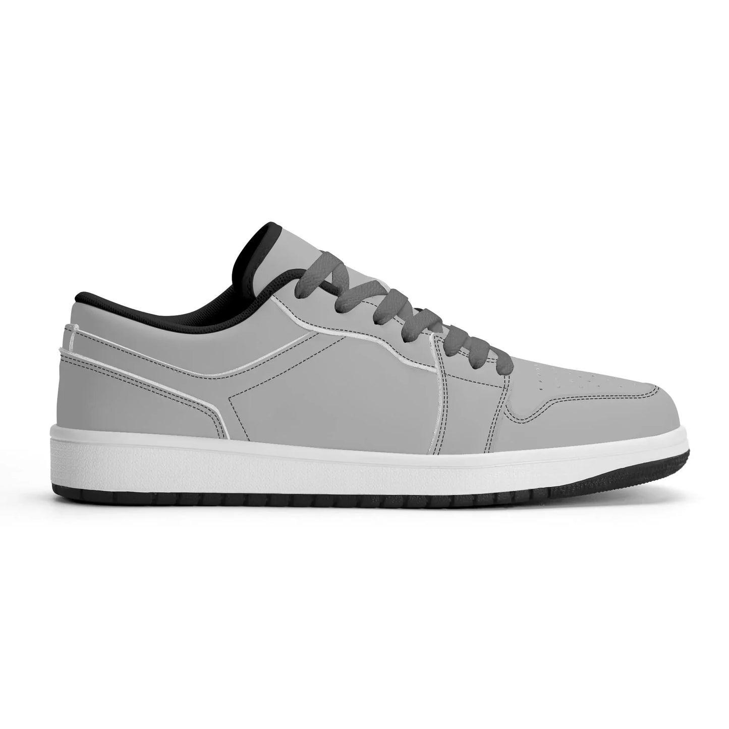 silberne-low-top-leder-sneaker-fur-damen-sneaker-jlr-design-12 - JLR Design