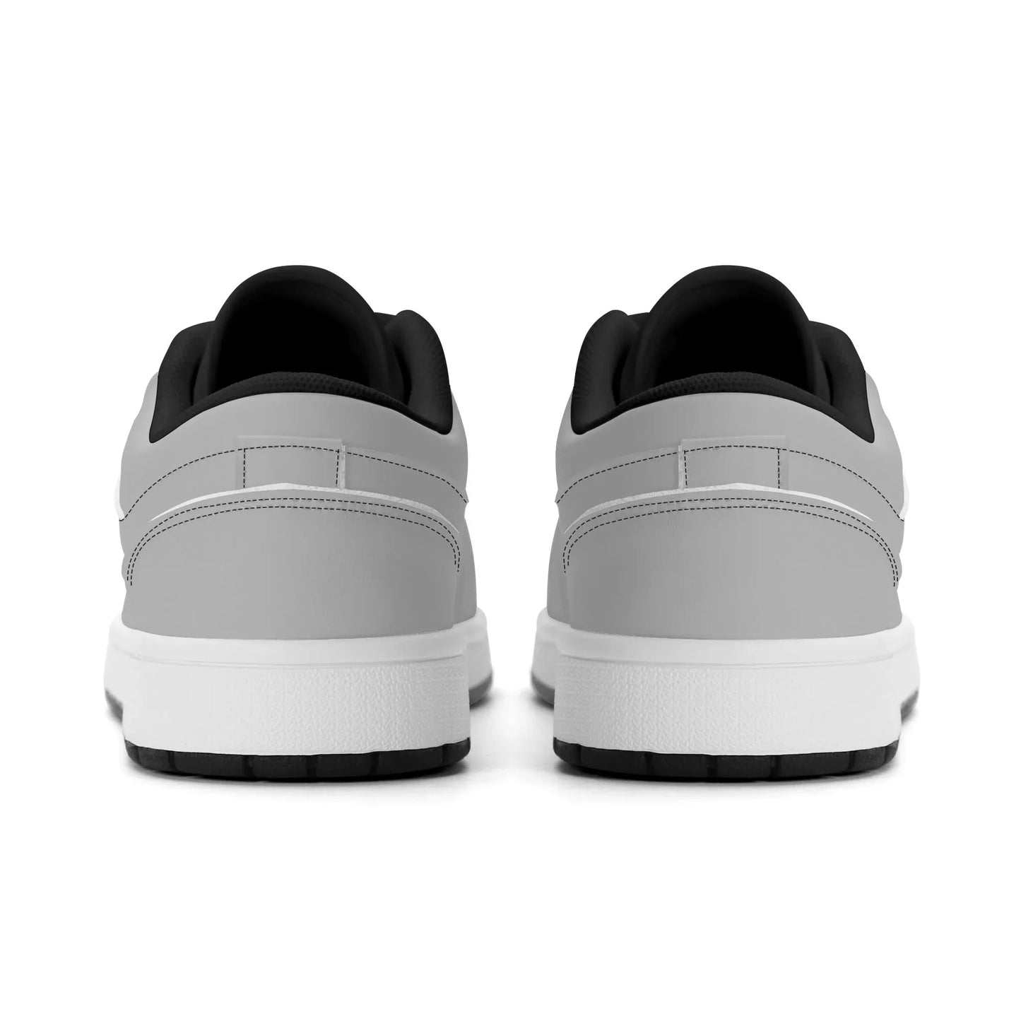 silberne-low-top-leder-sneaker-fur-damen-sneaker-jlr-design-13 - JLR Design
