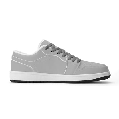 silberne-low-top-leder-sneaker-fur-damen-sneaker-jlr-design-3 - JLR Design