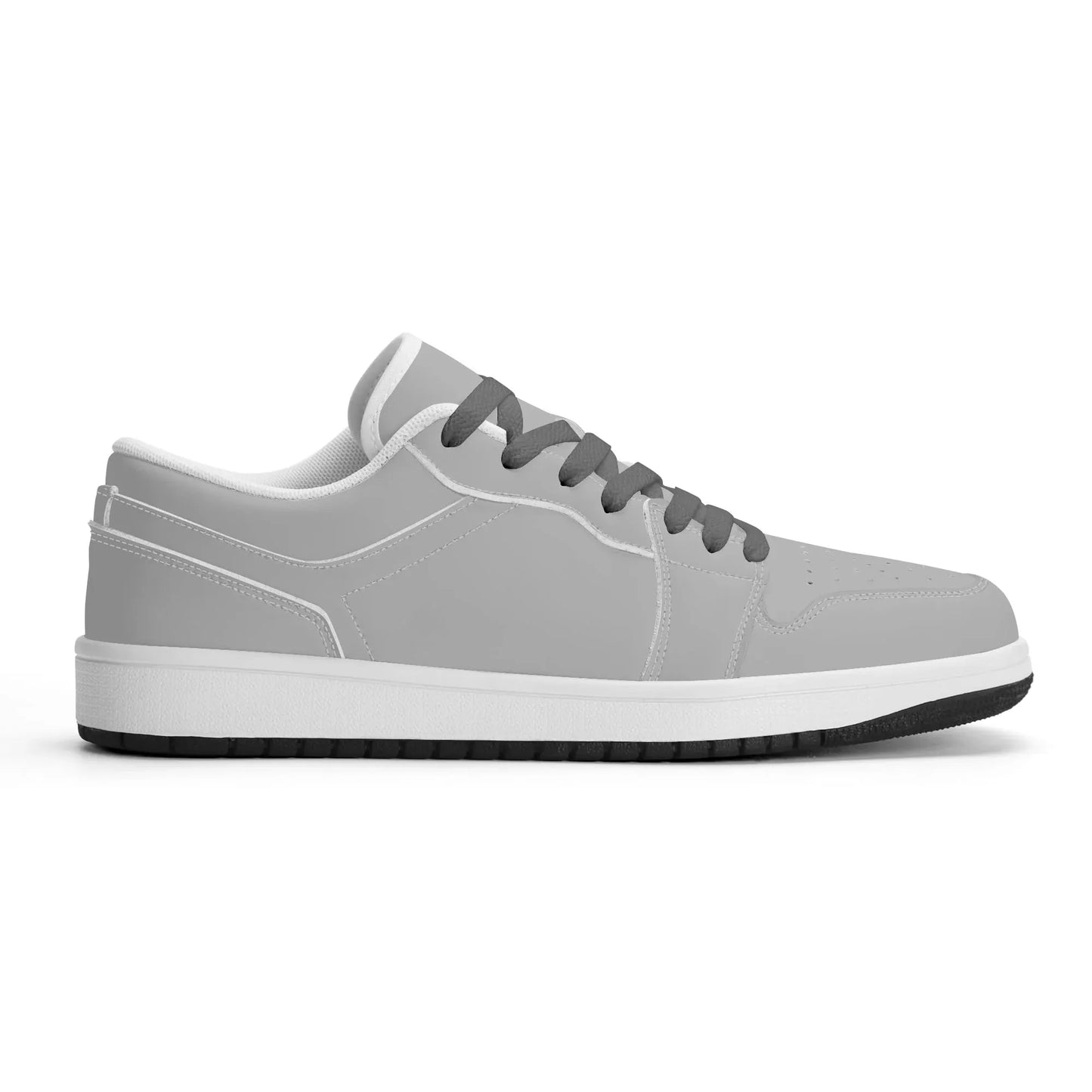 silberne-low-top-leder-sneaker-fur-damen-sneaker-jlr-design-5 - JLR Design