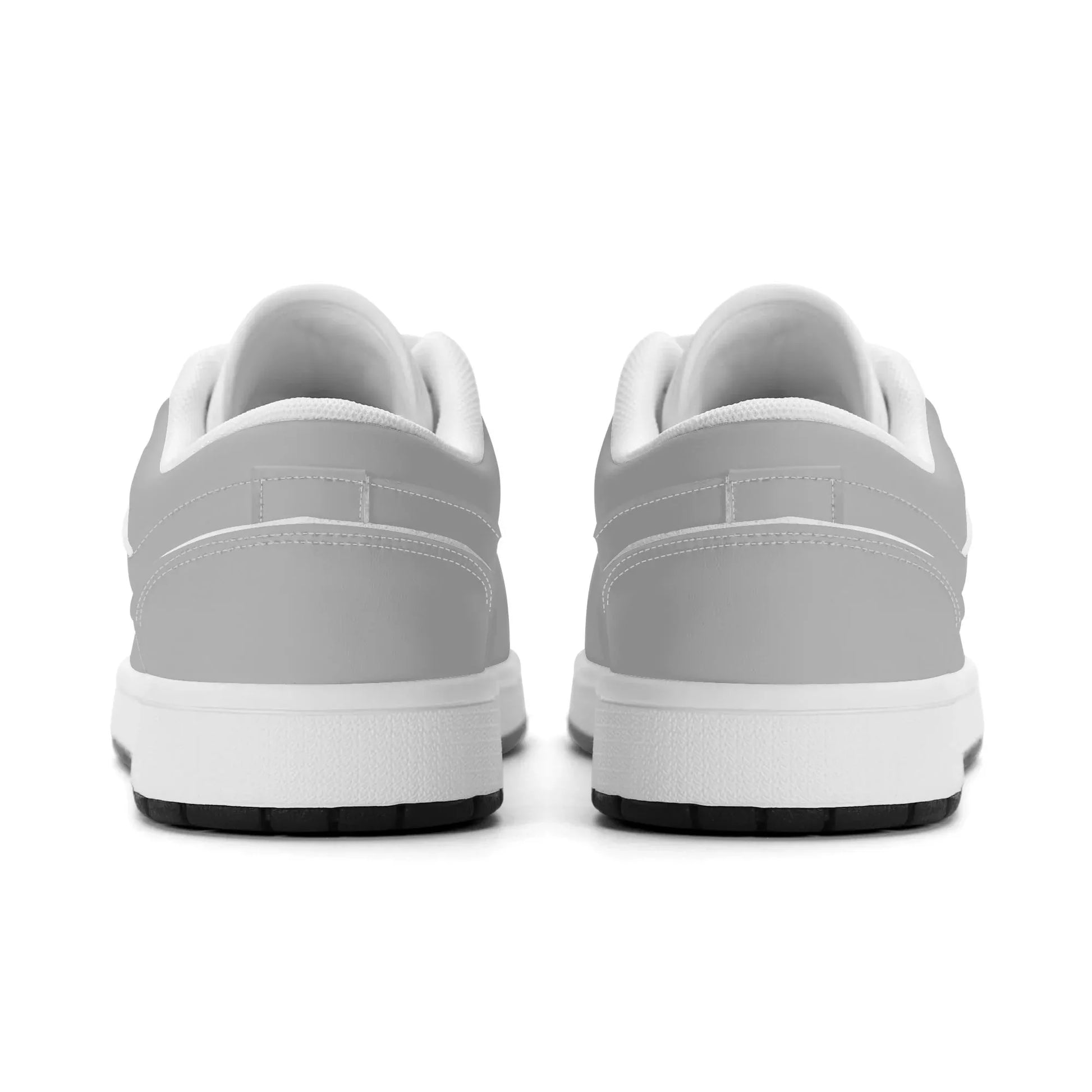 silberne-low-top-leder-sneaker-fur-damen-sneaker-jlr-design-6 - JLR Design