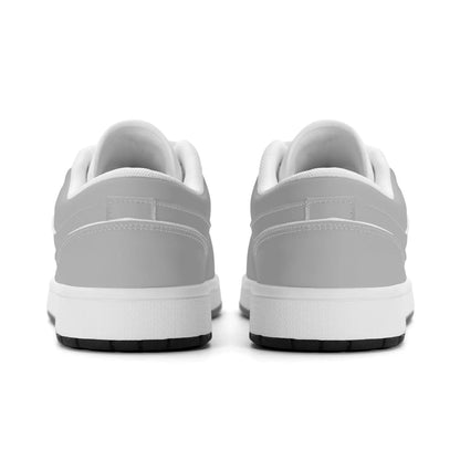 silberne-low-top-leder-sneaker-fur-damen-sneaker-jlr-design-6 - JLR Design