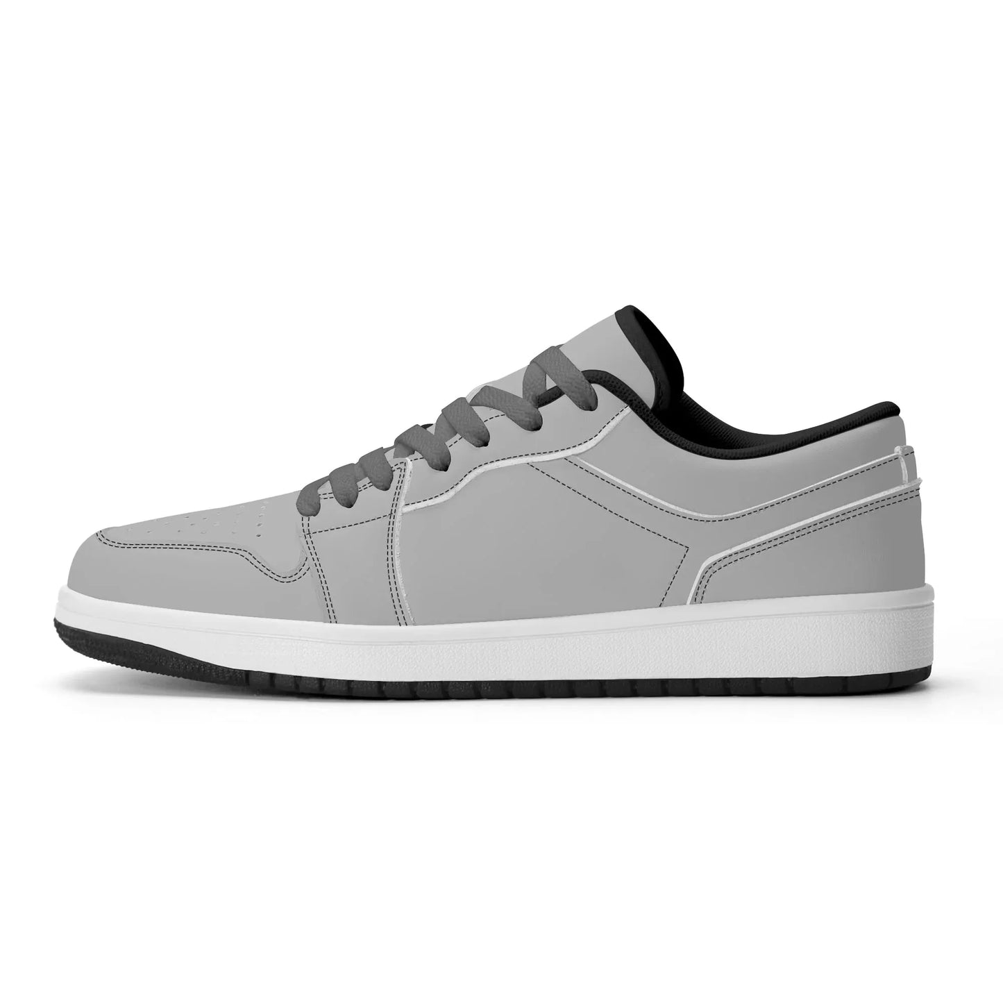 silberne-low-top-leder-sneaker-fur-damen-sneaker-jlr-design-9 - JLR Design